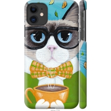 Чохол на iPhone 11 Cat Coffee 4053m-1722