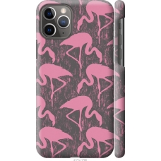Чохол на iPhone 11 Pro Vintage-Flamingos 4171m-1788