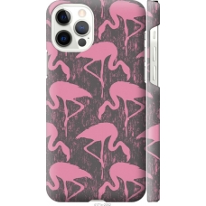 Чохол на iPhone 12 Pro Vintage-Flamingos 4171m-2052