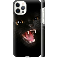 Чохол на iPhone 12 Чорна кішка 932m-2053