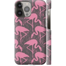 Чохол на iPhone 13 Pro Max Vintage-Flamingos 4171m-2371