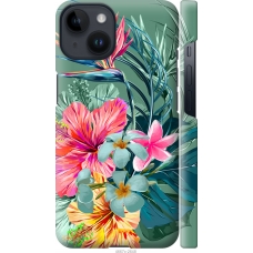 Чохол на iPhone 14 Тропічні квіти v1 4667m-2648