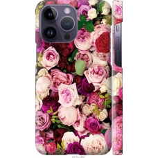 Чохол на iPhone 14 Pro Max Троянди і півонії 2875m-2667