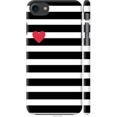 Чохол на iPhone SE 2020 Чорно-білі смуги 4461m-2013