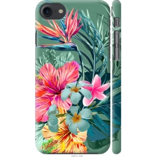 Чохол на iPhone 7 Тропічні квіти v1 4667m-336