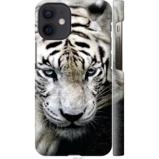 Чохол на iPhone 12 Mini Сумний білий тигр 106c-2071