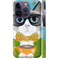 Чохол на iPhone 14 Pro Cat Coffee 4053m-2646