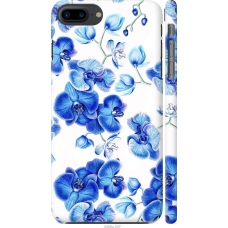 Чохол на iPhone 8 Plus Блакитні орхідеї 4406m-1032