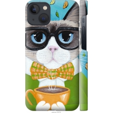 Чохол на iPhone 13 Cat Coffee 4053m-2374