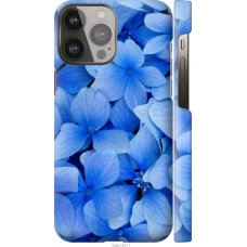 Чохол на iPhone 13 Pro Max Сині квіти 526m-2371