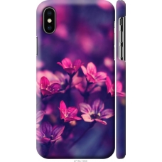 Чохол на iPhone X Пурпурні квіти 2719m-1050