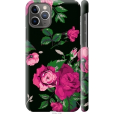 Чохол на iPhone 11 Pro Троянди на чорному фоні 2239m-1788
