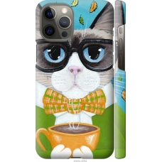 Чохол на iPhone 12 Pro Max Cat Coffee 4053m-2054
