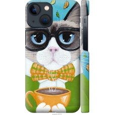 Чохол на iPhone 13 Mini Cat Coffee 4053m-2373