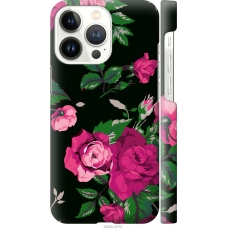 Чохол на iPhone 13 Pro Троянди на чорному фоні 2239m-2372