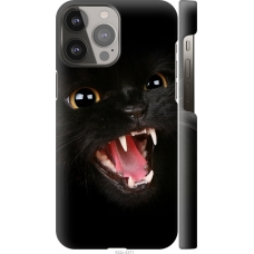 Чохол на iPhone 13 Pro Max Чорна кішка 932m-2371