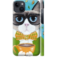 Чохол на iPhone 14 Plus Cat Coffee 4053m-2645