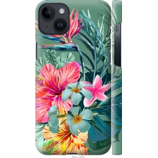 Чохол на iPhone 14 Plus Тропічні квіти v1 4667m-2645