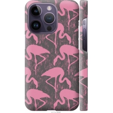 Чохол на iPhone 14 Pro Vintage-Flamingos 4171m-2646