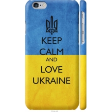 Чохол на iPhone 6 Keep calm and love Ukraine v2 1114m-45
