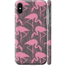 Чохол на iPhone X Vintage-Flamingos 4171m-1050