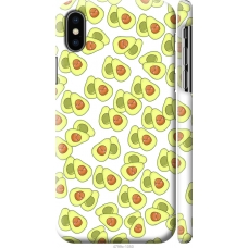 Чохол на iPhone X Веселі авокадо 4799m-1050