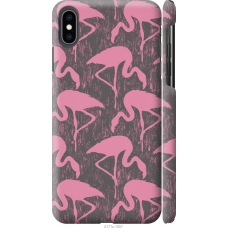 Чохол на iPhone XS Max Vintage-Flamingos 4171m-1557