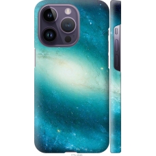 Чохол на iPhone 14 Pro Блакитна галактика 177m-2646