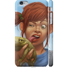 Чохол на iPhone 6 Plus Рудоволоса дівчинка з жабою 4059m-48