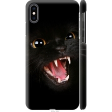 Чохол на iPhone XS Max Чорна кішка 932m-1557