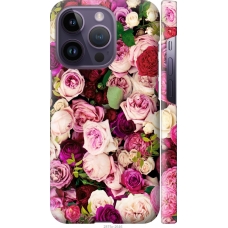 Чохол на iPhone 14 Pro Троянди і півонії 2875m-2646