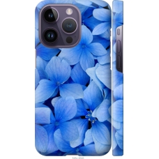 Чохол на iPhone 14 Pro Сині квіти 526m-2646