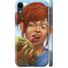 Чохол на iPhone XR Рудоволоса дівчинка з жабою 4059m-1560