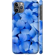 Чохол на iPhone 11 Pro Max Сині квіти 526c-1723