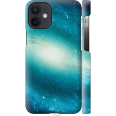 Чохол на iPhone 12 Mini Блакитна галактика 177c-2071