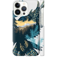 Чохол на iPhone 13 Pro Арт-орел на фоні природи 3983m-2372