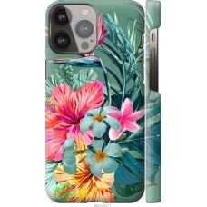 Чохол на iPhone 13 Pro Max Тропічні квіти v1 4667m-2371