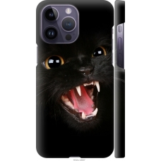 Чохол на iPhone 14 Pro Max Чорна кішка 932m-2667
