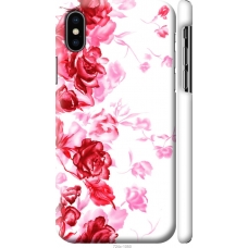 Чохол на iPhone X Намальовані троянди 724m-1050