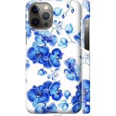 Чохол на iPhone 12 Pro Max Блакитні орхідеї 4406m-2054