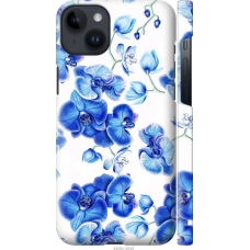 Чохол на iPhone 14 Plus Блакитні орхідеї 4406m-2645