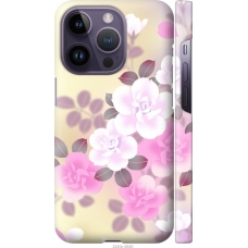 Чохол на iPhone 14 Pro Японські квіти 2240m-2646