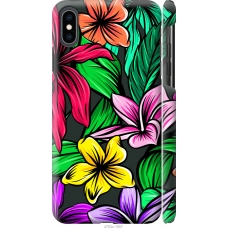 Чохол на iPhone XS Max Тропічні квіти 1 4753m-1557