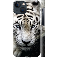 Чохол на iPhone 13 Mini Сумний білий тигр 106m-2373