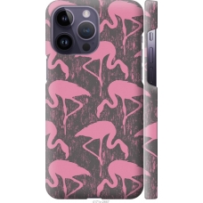 Чохол на iPhone 14 Pro Max Vintage-Flamingos 4171m-2667