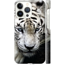 Чохол на iPhone 13 Pro Сумний білий тигр 106m-2372