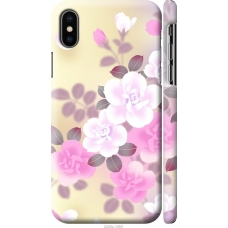 Чохол на iPhone XS Японські квіти 2240m-1583