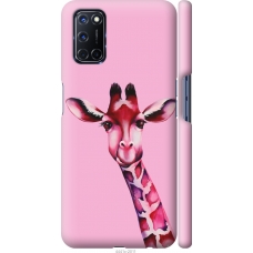 Чохол на Oppo A72 Рожева жирафа 4441m-2011