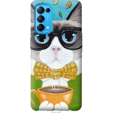 Чохол на Oppo Find X3 Lite Cat Coffee 4053u-2299
