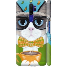 Чохол на Oppo A5 2020 Cat Coffee 4053m-1888
